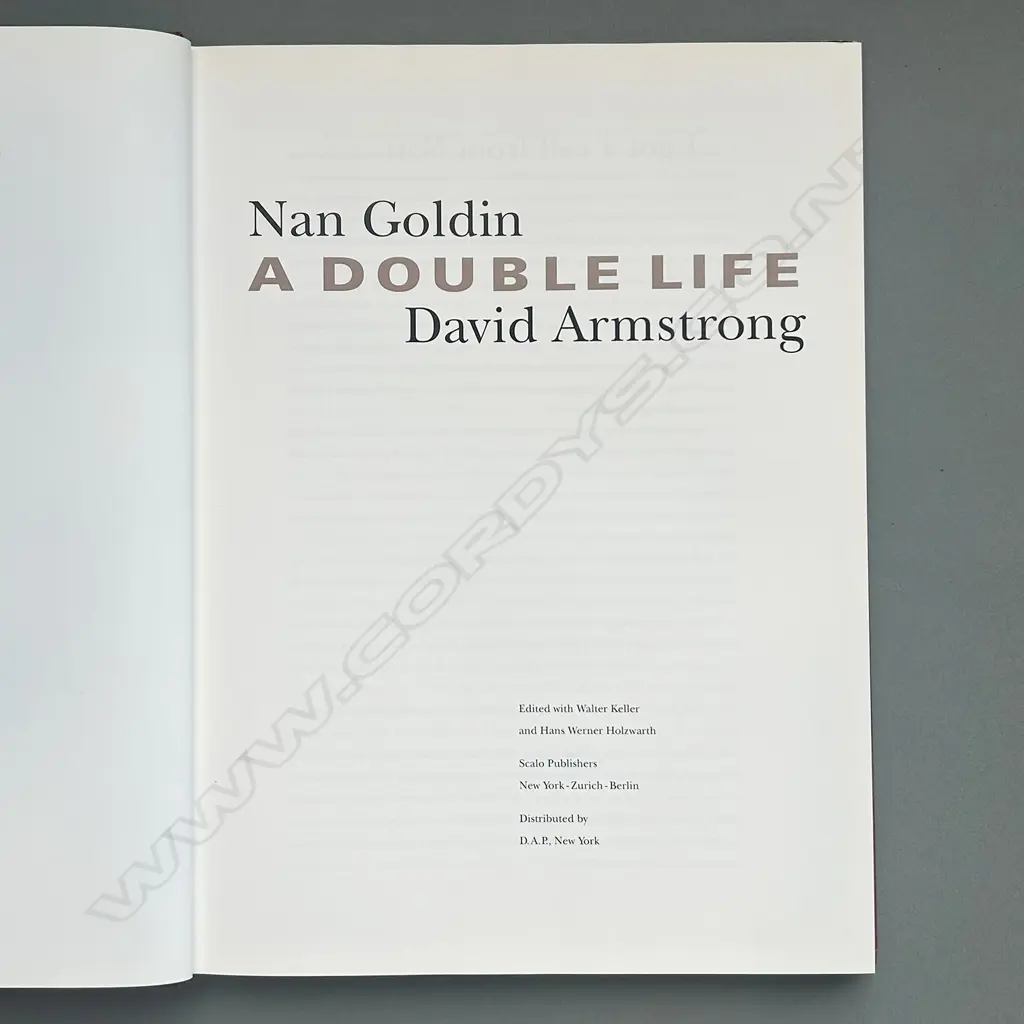 NAN GOLDIN DAVID ARMSTRONG: A DOUBLE LIFE Image 1++